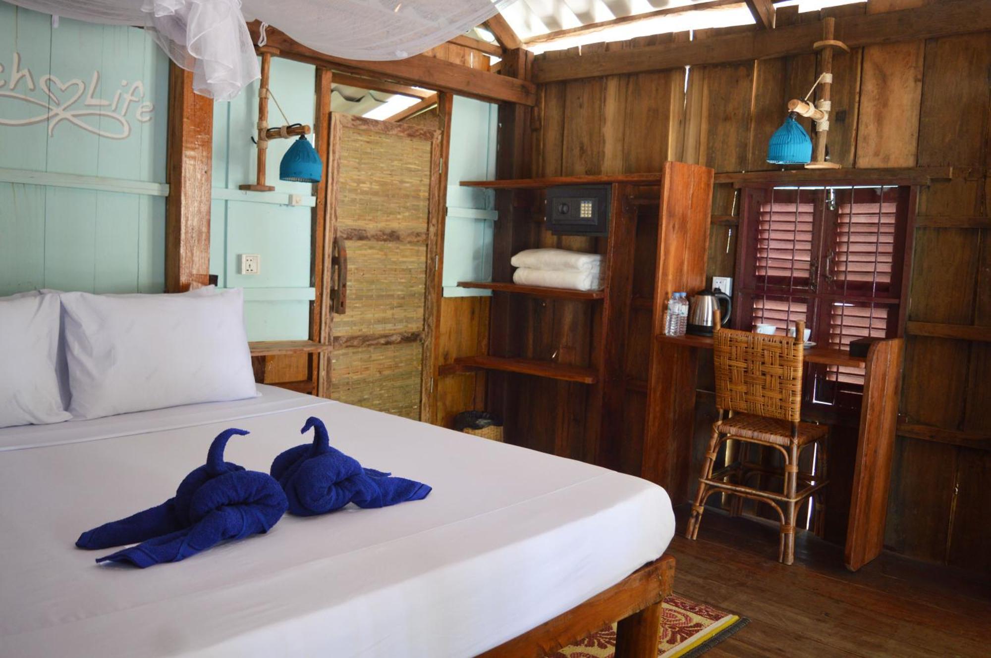 Palm Beach Bungalow Resort Prek Svay Village Luaran gambar