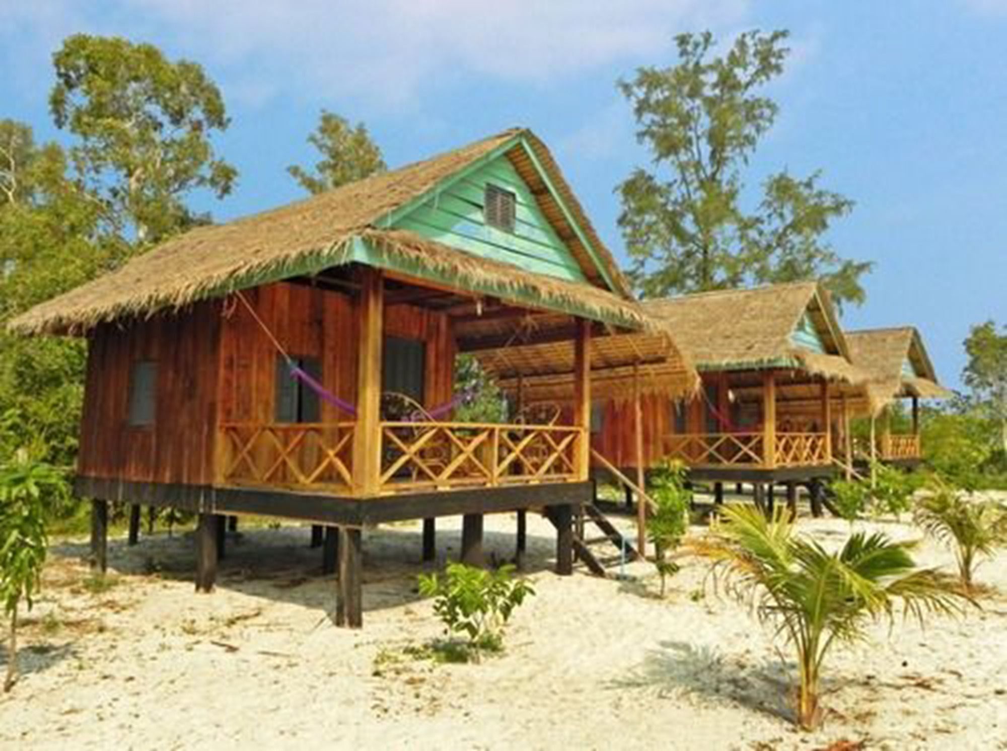 Palm Beach Bungalow Resort Prek Svay Village Luaran gambar